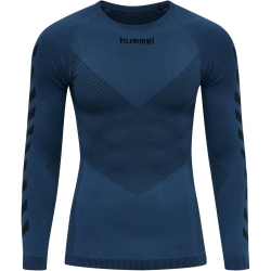 hummel First Seamless langarm Funktionsshirt Herren dark denim XL/XXL