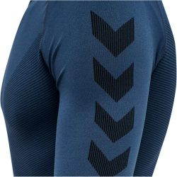 hummel First Seamless langarm Funktionsshirt Herren dark denim XL/XXL