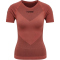 hummel First Seamless kurzarm Funktionsshirt Damen marsala XS/S