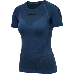 hummel First Seamless kurzarm Funktionsshirt Damen dark...