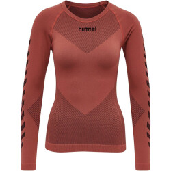 hummel First Seamless langarm Funktionsshirt Damen marsala M/L