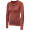 hummel First Seamless langarm Funktionsshirt Damen marsala M/L