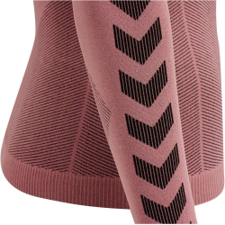 hummel First Seamless langarm Funktionsshirt Damen dusty rose M/L