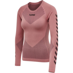hummel First Seamless langarm Funktionsshirt Damen dusty rose XL/XXL