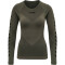 hummel First Seamless langarm Funktionsshirt Damen grape leaf M/L