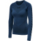 hummel First Seamless langarm Funktionsshirt Damen dark denim XS/S