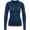 hummel First Seamless langarm Funktionsshirt Damen dark denim XS/S