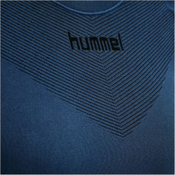 hummel First Seamless langarm Funktionsshirt Damen dark denim M/L