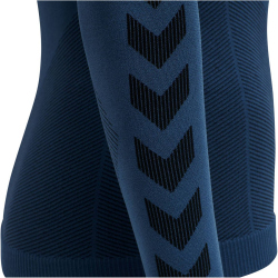 hummel First Seamless langarm Funktionsshirt Damen dark denim M/L