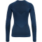 hummel First Seamless langarm Funktionsshirt Damen dark denim XL/XXL