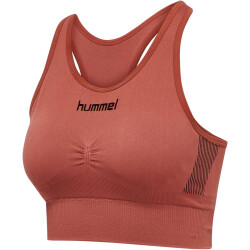 hummel First Seamless Sport-Bra Damen marsala M/L