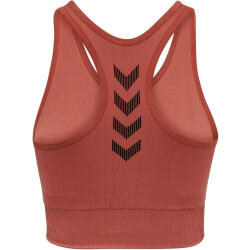 hummel First Seamless Sport-Bra Damen marsala M/L