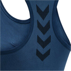 hummel First Seamless Sport-Bra Damen dark denim XS/S