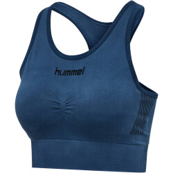 hummel First Seamless Sport-Bra Damen dark denim M/L