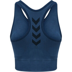 hummel First Seamless Sport-Bra Damen dark denim M/L