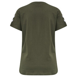 hummel GO Baumwoll T-Shirt Damen kurzarm grape leaf XS