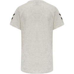 hummel GO Baumwoll T-Shirt Damen kurzarm egret melange XS