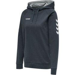 hummel GO Baumwoll Hoodie Damen india ink XS
