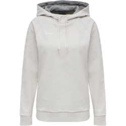 hummel GO Baumwoll Hoodie Damen egret melange XXL