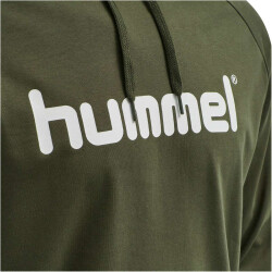 hummel GO Baumwoll Logo Hoodie Herren grape leaf S