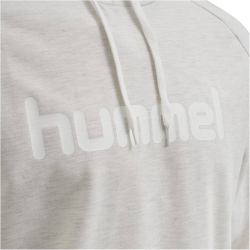 hummel GO Baumwoll Logo Hoodie Herren egret melange S