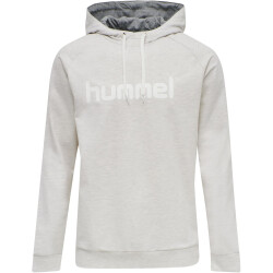 hummel GO Baumwoll Logo Hoodie Herren egret melange M