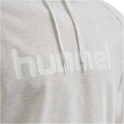 hummel GO Baumwoll Logo Hoodie Herren egret melange M