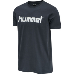 hummel GO Baumwoll Logo T-Shirt Herren india ink XL