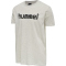 hummel GO Baumwoll Logo T-Shirt Herren egret melange S