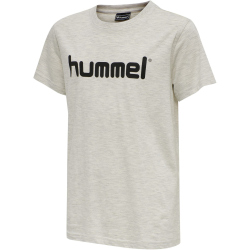 hummel GO Baumwoll T-Shirt Kinder egret melange 164
