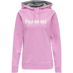 hummel GO Baumwoll Logo Hoodie Damen orchid XS