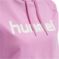 hummel GO Baumwoll Logo Hoodie Damen orchid XS