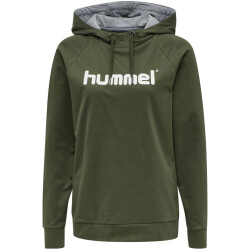 hummel GO Baumwoll Logo Hoodie Damen grape leaf XL