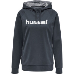 hummel GO Baumwoll Logo Hoodie Damen india ink XS