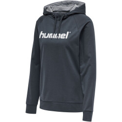 hummel GO Baumwoll Logo Hoodie Damen india ink S