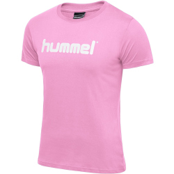 hummel GO Baumwoll Logo T-Shirt Damen kurzarm cotton...