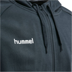 hummel GO Baumwoll Kapuzenjacke Herren india ink S