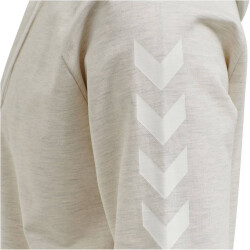 hummel GO Baumwoll Kapuzenjacke Herren egret melange S