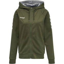 hummel GO Baumwoll Kapuzenjacke Damen grape leaf XS