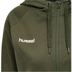 hummel GO Baumwoll Kapuzenjacke Damen grape leaf M