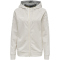 hummel GO Baumwoll Kapuzenjacke Damen egret melange XS