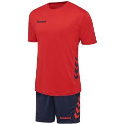 hummel Promo Duo Trikotset true red/marine 3XL