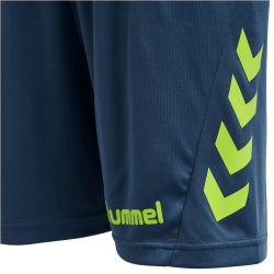 hummel Promo Duo Trikotset Kinder lime punch/dark denim 140