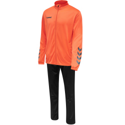 hummel Promo Poly Trainingsanzug Herren nasturtion/ombre blue L