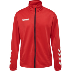 hummel Promo Poly Trainingsanzug Kinder true red/marine 140