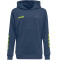 hummel Promo Poly Hoodie Herren dark denim/lime punch XL