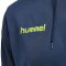 hummel Promo Poly Hoodie Herren dark denim/lime punch XXL