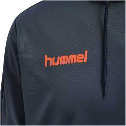 hummel Promo Poly Hoodie Herren ombre blue/nasturtium S