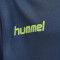 hummel Promo Poly Hoodie Kinder dark denim/lime punch 128