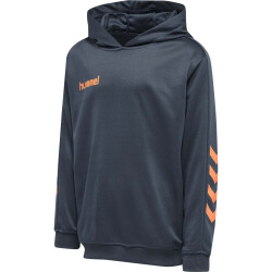 hummel Promo Poly Hoodie Kinder ombre blue/nasturtium 116